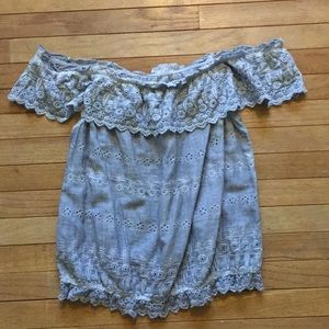 American Eagle off the shoulder top
